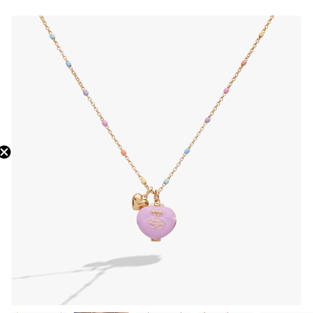 Alex and Ani x Polly Pocket Locket Charm Necklace New with defect
